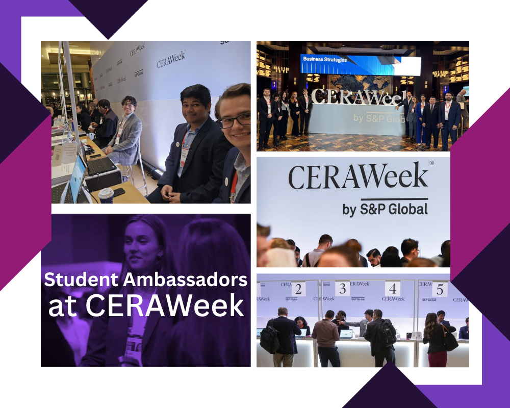 Rice Student Ambassadors at CERAWeek